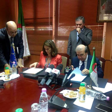 Signature of the EU-Algeria international agreement, Algeria, 11 July, 2017