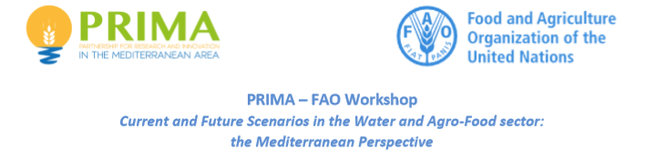 PRIMA – FAO Workshop: Agenda – “Current and Future Scenarios in the Water and Agro-Food sector: the Mediterranean Perspective”