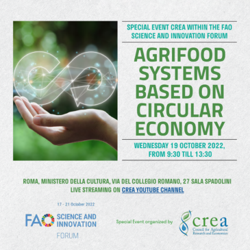 Innovazioni scientifiche e tecnologiche per la sostenibilità: Riccaboni allo Special Event di CREA per il FAO Science Innovation Forum (Roma, 19 ottobre)