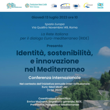 Riccaboni e El Shinawi, Co-chair PRIMA, ospiti della Conferenza internazionale “Identità, sostenibilità e innovazione nel Mediterraneo”